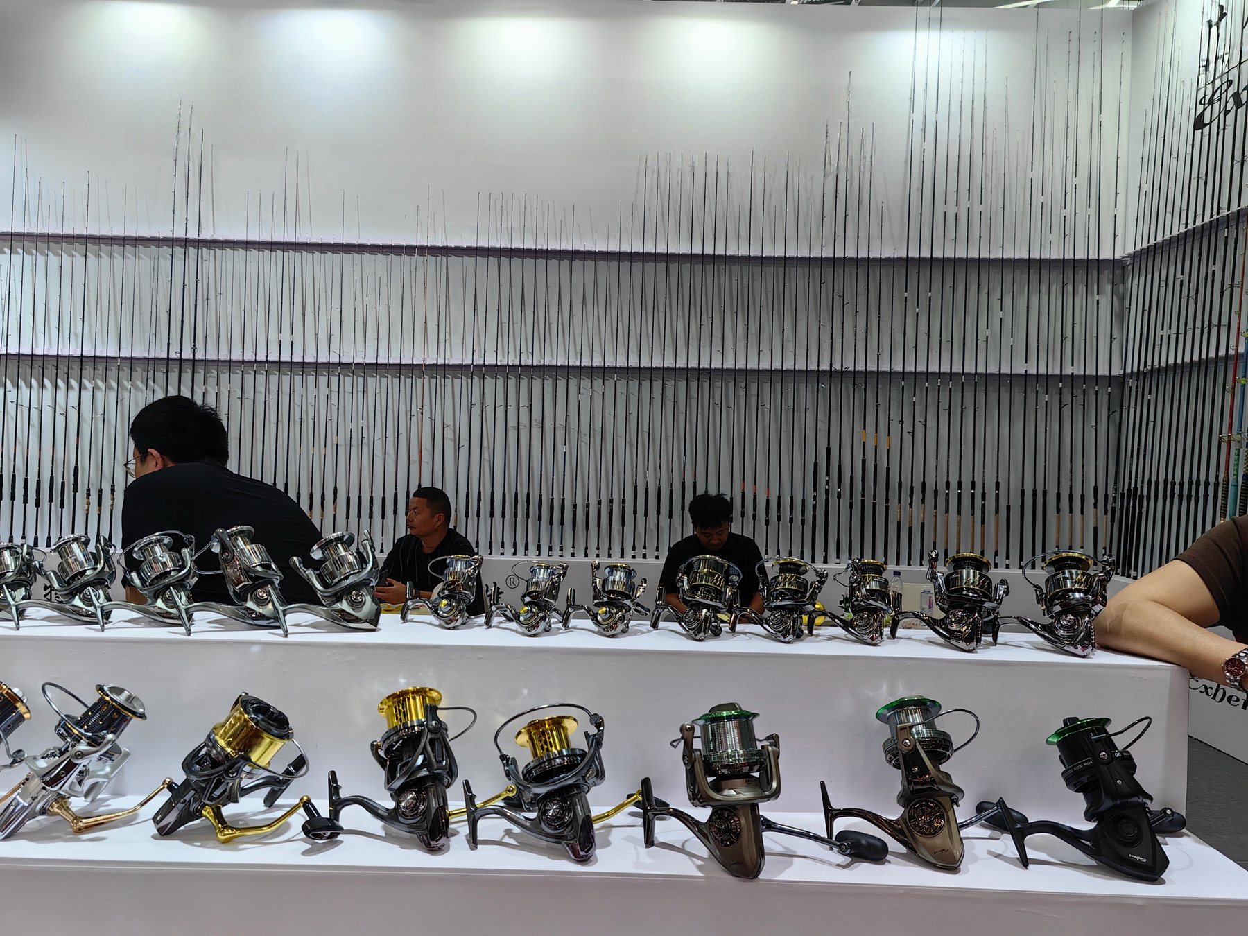 Fishing reel and rod product display