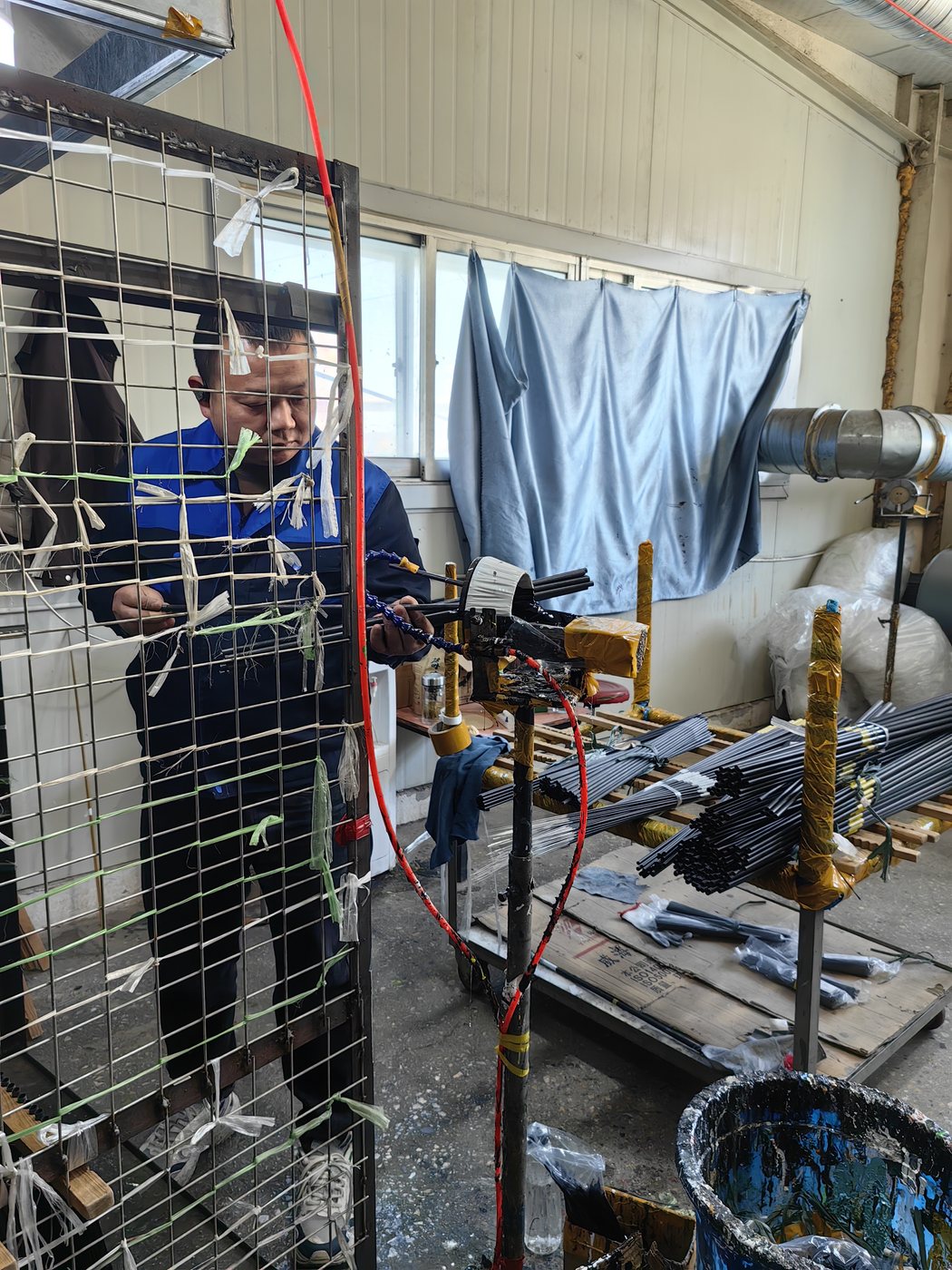 Fishing rod finishing process