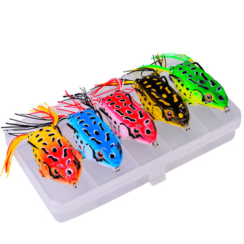 Factory Price Soft Fishing Frog Lure 5g 9g 13g 17.5g Artificial Bait Soft Lures Frog Fishing Lures for Fishing – Soft Lure – view 1
