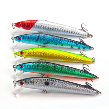 10cm/9g Hard Fishing Lure Baits Floating Minnow Artificial Bait Ocean Boat Fishing Lure for Bass Fishing – Minnow – view 1