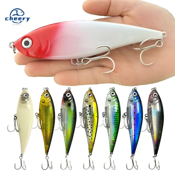 CHEERY 13cm 48g Pencil Twitch Fishing Lures Saltwater Long Casting Wobblers Trout Pesca Trolling Artificial Baits Inshore – Pencil – view 1