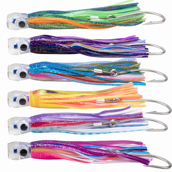 10.5 Inches 170g High Quality Tuna Resin Head Wahoo Fishing Trolling Lure Marlin Lure for Ocean Sea Boat Fishing – Trolling Lure – view 1