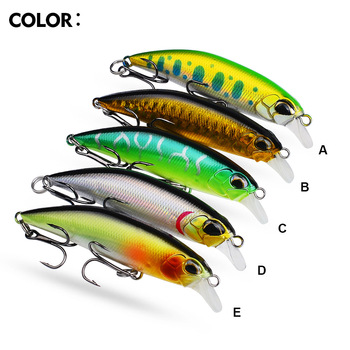Hot Sale 5cm 7cm Sinking Minnow Plastic Fishing Lure 3D Painted Steel Jigging Bait for Sea Bass Wholesale Saltwater Fishing – Metal Jig – view 1