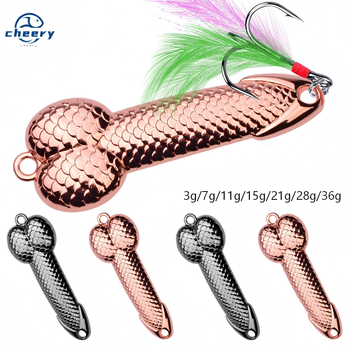 New 3g 7g 11g 15g 21g 28g 36g Spoon Lure Luya DD Vib Vibrating Rotating Sequins Long-range Micro-vibration – Metal Jig – view 1