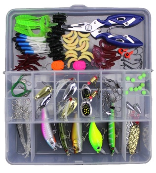 Wonderful Artificial Minnow Crank Spoon Fishing Lure Set Metal for Float Fishing in River Lake Condition Printed PP Box – Metal Jig – view 1