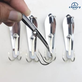 CHEERY Stainless Steel Casting & Trolling Fishing Spoon Lure for Carp & Bass-Ice & Float Fishing – Metal Jig – view 1