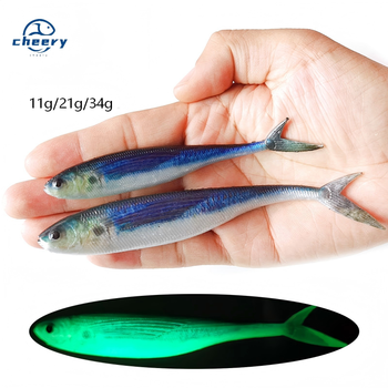 Cheery 3d Print Soft Bait Swim Bait Fishing Lures Soft Plastic Soft Lure – Soft Lure – view 1