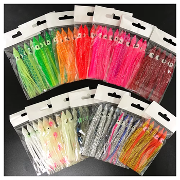 Squid Lure 10cm Octopus Skirt Rubber Squid PVC Luminous Soft Lure Squid Fishing Trolling Lure – Soft Lure – view 1