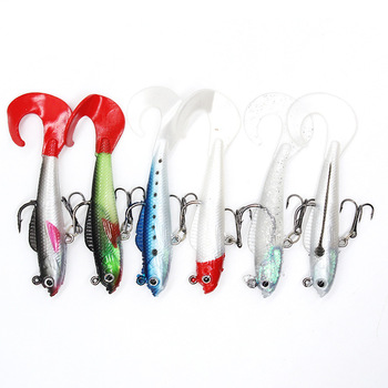 Fishing Accessories Freshwater Saltwater Luminous Jigging Lures Saltwater Fishing Pre-Rigged Jig Fishing Lure Soft Plastic Lure – Soft Lure – view 1