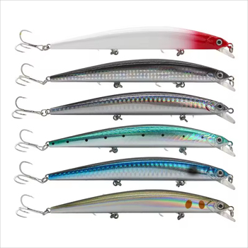 Lures Fishing Wholesale 11g/15g Floating Minnow Lure Hard Bait Beach Pesca Bass Fishing – Minnow – view 1