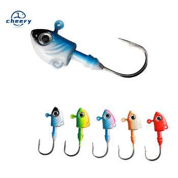 CHEERY Saltwater Fishing Jig Head 10g 15g 20g 25g 30g 35g 40g Heavy Lead Hook with Lead Jig Heads – Metal Jig – view 1
