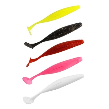 15cm 22g/12cm 12g Tiger Fish Special Kill Lure Bait Big T Tail Soft Simulation Live Bait Artificial Soft Bait for Saltwater Fish – Soft Lure – view 1