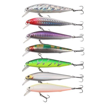 Silver 50mm Plastic Micro Lure Minnow Long Casting Slow Sinking Bait Topmouth Culter Pencil for Freshwater Carp Target – Minnow – view 1