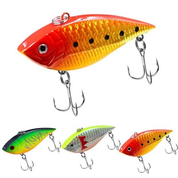 Effective 7cm 12g Long-Cast Vibration Tremor Swim Bait ABS for Sea Bass Catfish Carp Fishing Cross-Border E-commerce Bass Salmon – Hard Lure – view 1