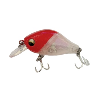 Five-and-a-Half-Inch Dull Tin Rock Fat Guy Hard Bait Three-Hook Plastic Simulation Bass Minnow Lure 8g Live Bait Fishing Gear – Minnow – view 1