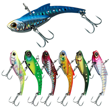 New Cheery Vib Fishing Lure Fast Sinking Hard Saltwater Metal Blade Durable Silicone for River and Stream Fishing – Soft Lure – view 1
