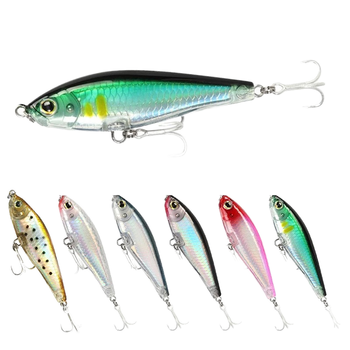 Cheery 70mm 7.8g Slow Sinking ABS Pencil Lure Long Casting Freshwater Artificial Hard Lure Kit for Bream for River – Pencil – view 1