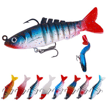 Wholesale 9 Centimeter Cheery 15g Artificial Lead Head Soft Plastic Wobbler Bass Fishing Lure for River Fishing – Soft Lure – view 1