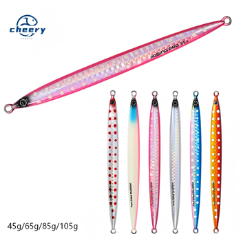 Cheery Goldfish 45g 65g 85g Saltwater Metal Long Cast Fishing Jigging Lure Hard Printed Fishing Techniques for Sea Fishing River – Metal Jig – view 1