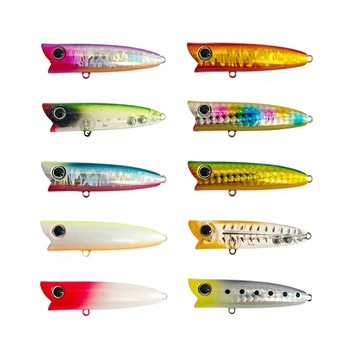 Cheery 10 Color 6cm/7G AC60 Popper Bait Topwater Carp Bass Wobble Crank Bait Hard Japanese Artificial Bait for Lure Fishing – Popper – view 1