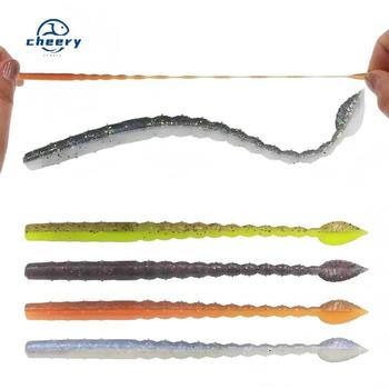 Cheery New 110mm/2.2G Senko Soft Plastic Bass Bait TPR Floating Soft Bait Worm Bait Artificial Silicone Bait – Soft Lure – view 1