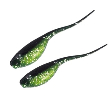Cheery Mini Tadpole Bait 50mm 0.7G PVC Worm Bait with Needle Tail Small Artificial Soft Plastic Bait for River Fishing – Soft Lure – view 1
