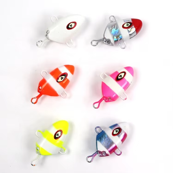 Wholesale Cheery Lucanus Jig Lure Kit 100g-300g Slider Bait with for BKK Hook Slow Shaking Luminous Inchiku Bait Made of – Metal Jig – view 1