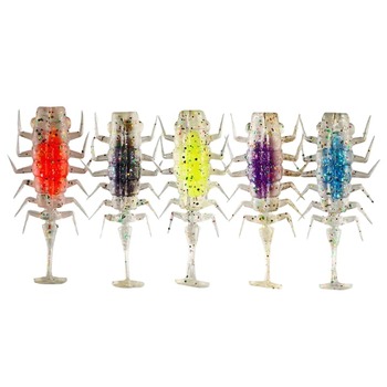 Cheery Palmer 5cm 2g Bionic Fishing Plastic Swimbait Worm Lure 5 Colors TPR Soft Bait Artificial Soft Bait for Prawn Lure – Soft Lure – view 1