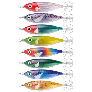 Wholesale Cheery 8cm 6G Brine Luminous Shrimp Squid Clamp Bait ABS Material Printed Ice Fishing Technique for River – Hard Lure – view 1