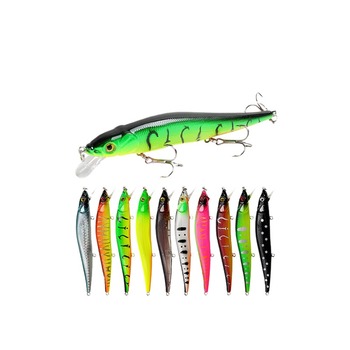 Cherry Factory Direct 11.5cm/14g Bionic Bait 14g Bionic Hair Floating Minnow Lure Magnetic Guide Ring Hard Artificial Soft Bait – Soft Lure – view 1