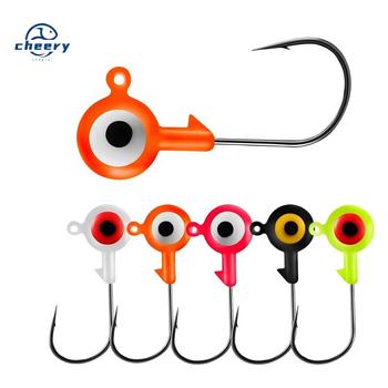 Cheery Palmer 10pcs/bag High Carbon Fishing Hooks 1.75g 3.5g 5g 7g Crappie Jig Lead Heads for Saltwater Pike Target Species – Metal Jig – view 1