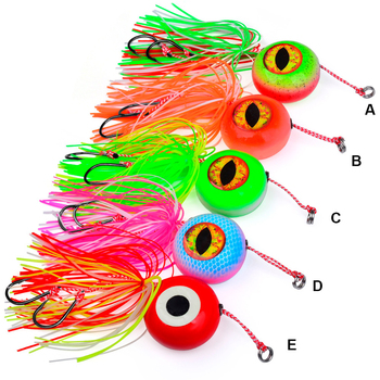 Cheery Metal Sea Fishing Set with Fire Flame Moon Lead Head Iron Plate Bait Red Seal Targeted for Freshwater Fish Species – Metal Jig – view 1