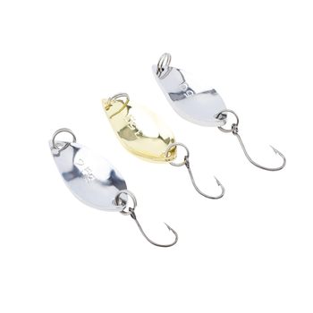 Cheery Steel Hook Lure Set for Bass Trout Catfish Hard Metal Saltwater and Freshwater Fishing Spoons Lures – Metal Jig – view 1