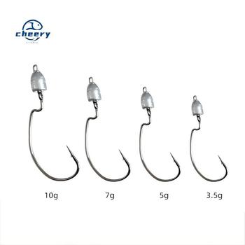 Cheery Brand Swimbait Hooks 3.5g 5g 10g Bullet Jig Heads for Bass Fishing Texas Rig Hook Saltwater Freshwater Lures – Soft Lure – view 1