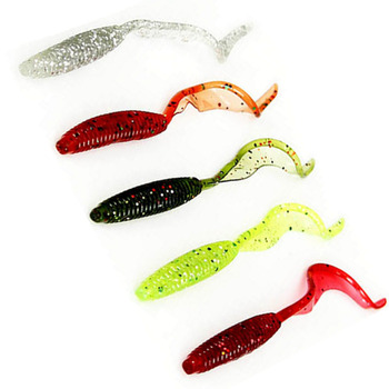 9.5cm Silicone PVC Fishing Lure Single Artificial Soft Bait for Saltwater Fish for River Lake Stream – Soft Lure – view 1