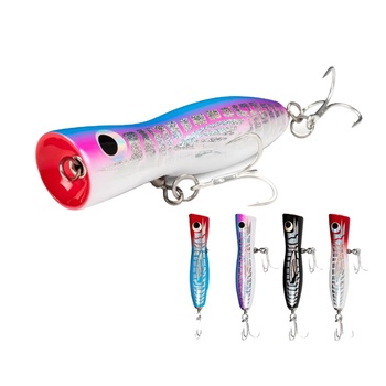 Cheery 35g Heavy Wave Climbing Floating Wood Bait Small Gram Three-Hook Sea and Deep Sea Boat Fishing Lure – Hooks – view 1