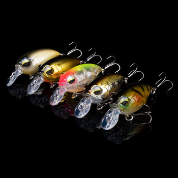 8.8g/43mm Crank Lure with Treble Hooks ABS Material for Bass & Trout Ocean & Freshwater Fishing – Hard Lure – view 1
