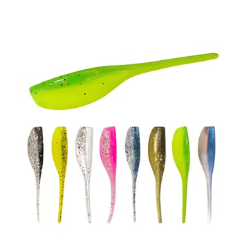 1g 5cm Needle Tail Soft Plastics Lures Jig Soft Plastic Fishing Lure Saltwater Freshwater Fish Bionic Bait – Soft Lure – view 1