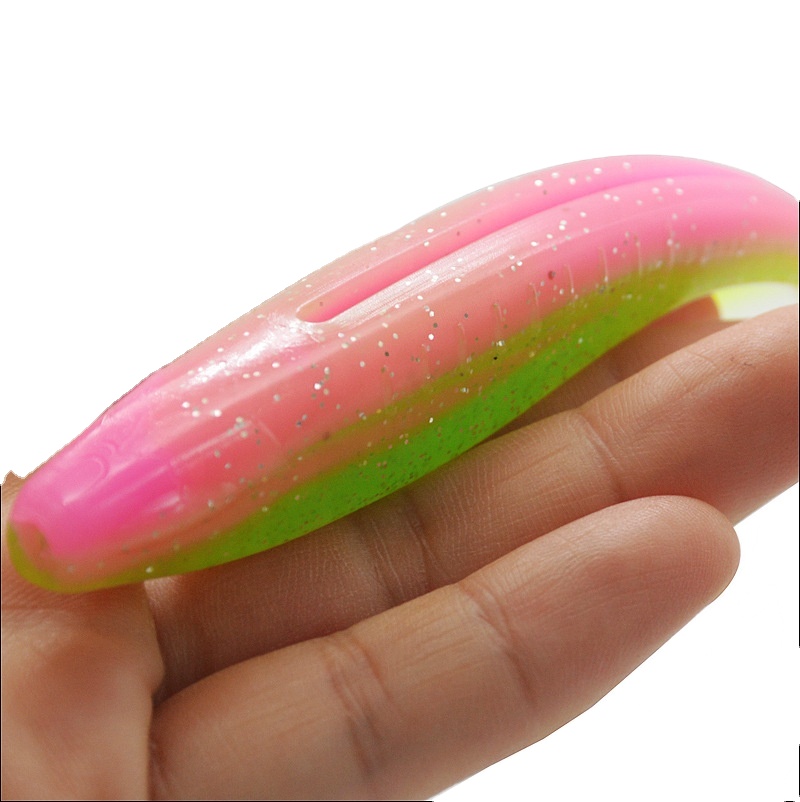 CHEERY 17cm 15.5g TPR Soft Plastic Bait Y-Shape Fork Tail Bass Fishing Texas Rig Artificial Lure – Worms & Grubs – view 5