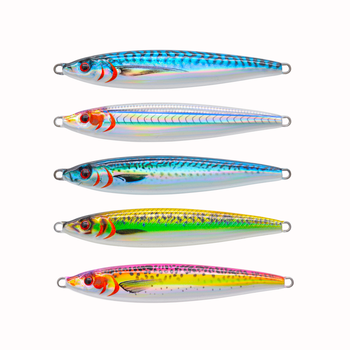 30g40g60g80g100g 3D Printed Mackerel Saltwater Fishing Vertical Jig Barracuda Speed Jig – Metal Jig – view 1