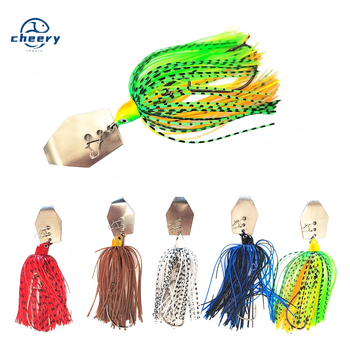 Cheery 10cm 10g Saltwater Fishing Metal Lure Sinking Crazy Jig Head Crank Hook Chatter Bait – Metal Jig – view 1
