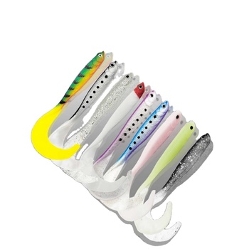 5cm6.5g Artificial Fishing Lure 3d Eyes Roll Tail Baits Soft Bait Realistic Scales Soft Fishing Lures – Soft Lure – view 1