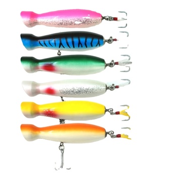 Cheery 40g Popper Swim Bait Saltwater Fishing Tuna Salmon Plug Rig Fish Silicone Hard Bait Lure – Soft Lure – view 1