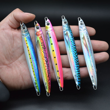 40G 60G 80G 100G 120G 150G SALTWATER SEA FISHING HARD FISHING LURE FAST JIGGING FISHING LURE METAL JIG RIVER – Metal Jig – view 1