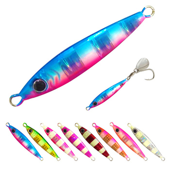 60g Glow Metal Fast Jig Lure Saltwater Fishing Lures Luminous Jigging Lure with Hook – Metal Jig – view 1