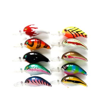 Hot Sale Crank Durable ABS Body 8.5g Fishing Lures with 3D Eyes and Hook – Hard Lure – view 1