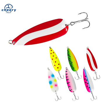 Cheery Fishing Spoon 5/8oz 7/8oz Freshwater Bass Pike Rolling Sinking Irong Metal Lure – Metal Jig – view 1