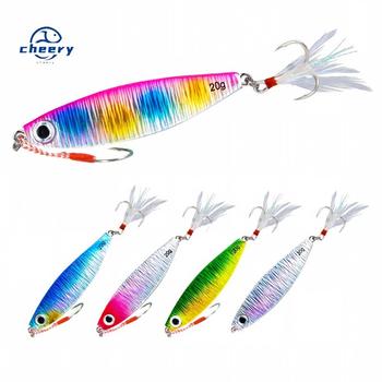 CHEERY Ima Model Freshwater Sea Fishing Bait Lead Long Casting 20g Iron Plate Sequin Fish Lure Carp Target Bare Plate Gear – Lure – view 1