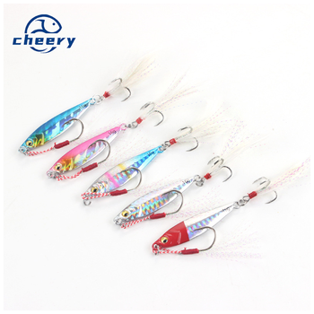 Cheery Hard Lead Metal Jigging Lure for Saltwater Ocean Boat Fishing Effective on Carp Bass Trout Species – Metal Jig – view 1