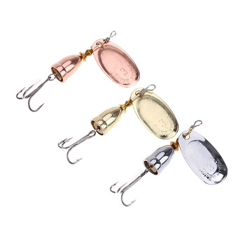 Cheery New Design Metal Spinner Bait 4g-19g Hard Spoon Durable Treble Hook for Ocean Bass Trout Saltwater Carp for Marlin Target – Metal Jig – view 1